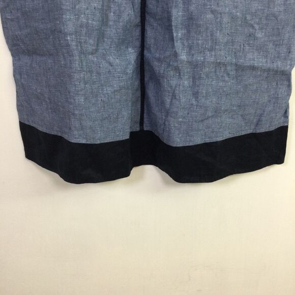 J. Jill Women's Seamed Love Linen Dress V-Neck Pullover Sleeveless Blue Size S - Picture 2 of 16